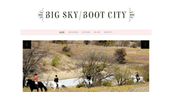 Desktop Screenshot of bigskybootcity.com